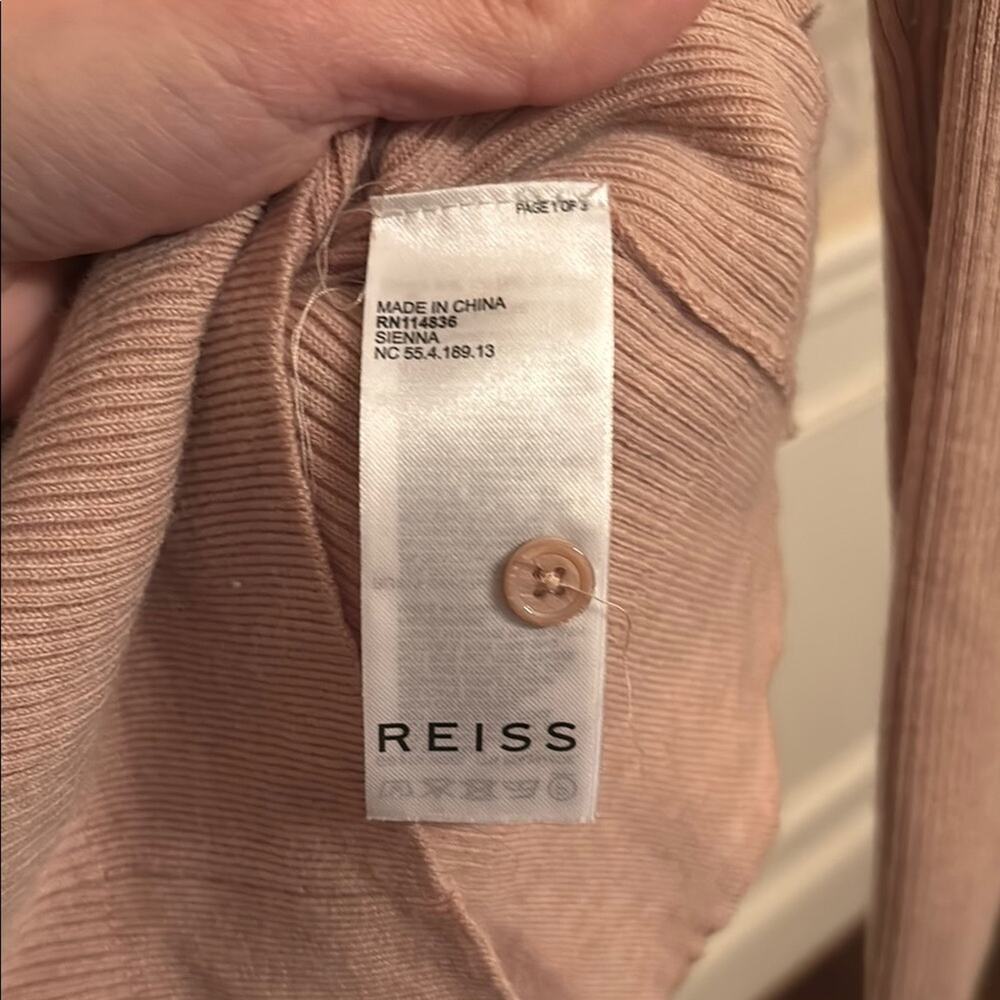 Reiss Women's Ribbed Tan Top - Picture 3 of 7